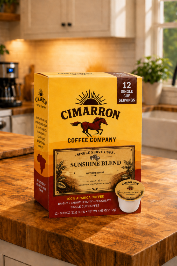 Sunshine Blend Medium Roast Single Serve Coffee – 12 Count